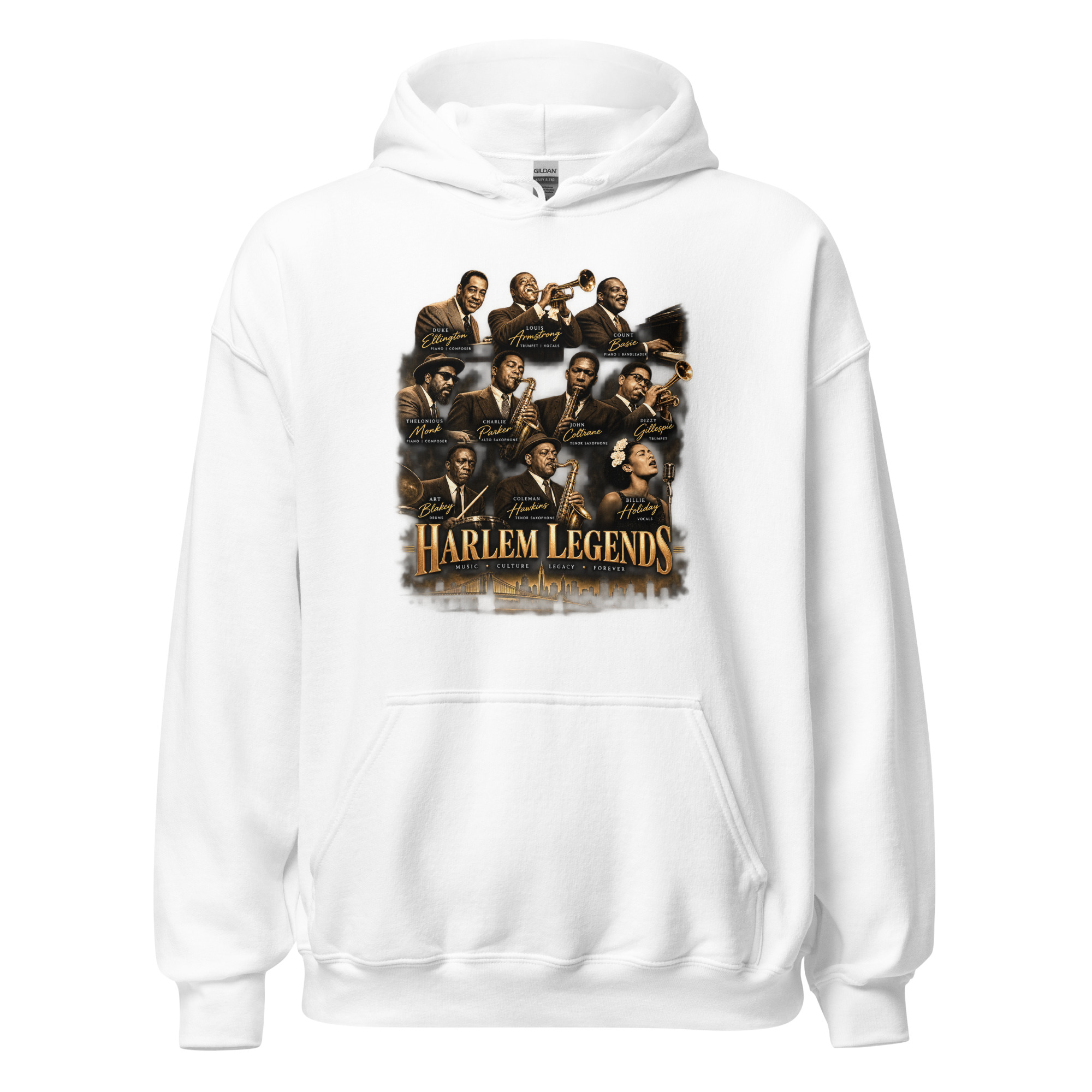Harlem Legends Hoodie - White